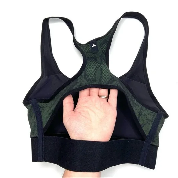 Ultracor Terrain Python Sports Bra Ivy Textured Nero Small